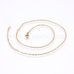 Ожерелья из сингапурской цепи из нержавеющей стали 304&nbsp;X-MAK-L015-25A