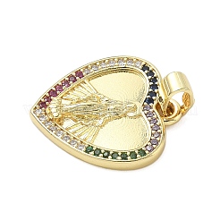 Латунные микро проложить кубического циркония подвески&nbsp;KK-K368-03A-G