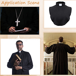 2 шт. полиэстеровый воротник для рубашки&nbsp;AJEW-CN0005-14