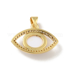 Латунные микро проложить кубического циркония подвески KK-B059-40G