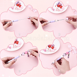 Персонализированные наборы ручек для вышивки бисером своими руками ко дню святого валентина&nbsp;DIY-YW0012-95