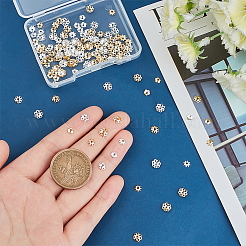 160 шт. 8-х стильный латунный колпачок для бусины&nbsp;KK-PH0004-84