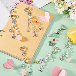 Сердце звезда бабочка акриловый кулон украшение&nbsp;HJEW-PH01943