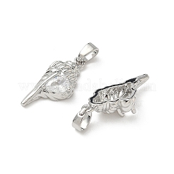 Латунные микро проложить кубического циркония подвески&nbsp;KK-I371-17P