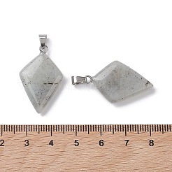 Природные подвески лабрадорита&nbsp;G-C110-05D-P