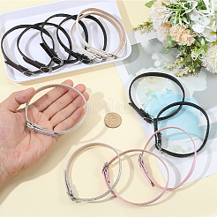 6 пара двухцветных женских регулируемых съемных ремешков из искусственной кожи для обуви на высоком каблуке&nbsp;AJEW-CL0002-07