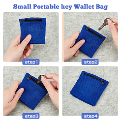 8 шт. 4-х цветные мешочки из поликоттона для напульсников&nbsp;AJEW-FH0004-41