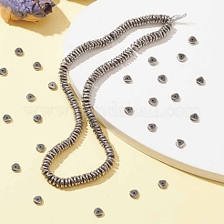 Гальванизировать немагнитных синтетический гематит бисер пряди&nbsp;G-YW0001-49D