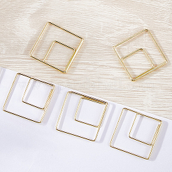 60 шт. железные скрепки&nbsp;AJEW-CP0009-30C