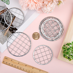 16 шт. 2-х стильная вставная крышка-лягушка из жести с квадратными сетками&nbsp;FIND-GF0004-87