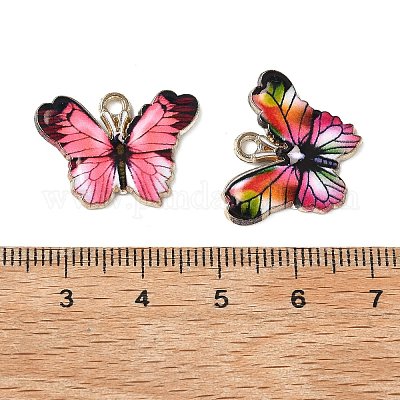 Печатные эмали подвески сплава&nbsp;ENAM-P265-02G-M-1