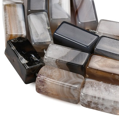 Природный агат бисер нитей&nbsp;G-F820-G01-01-1