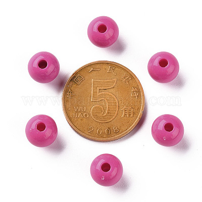 Непрозрачные акриловые бусины&nbsp;X-MACR-S370-C8mm-A13-1