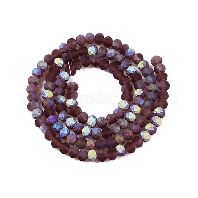 Прозрачные стеклянные бусины&nbsp;LS-EGLA-A044-T3mm-MB13-1