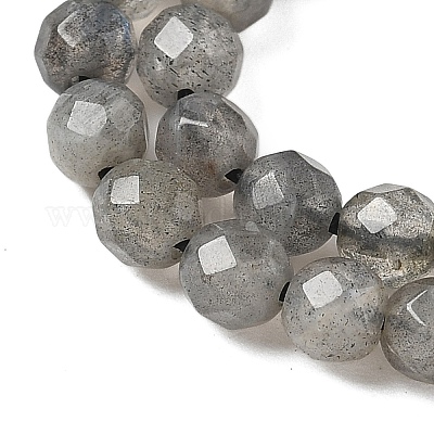 Природные лабрадорита бисер нитей&nbsp;LS-G-G213-4mm-03-1