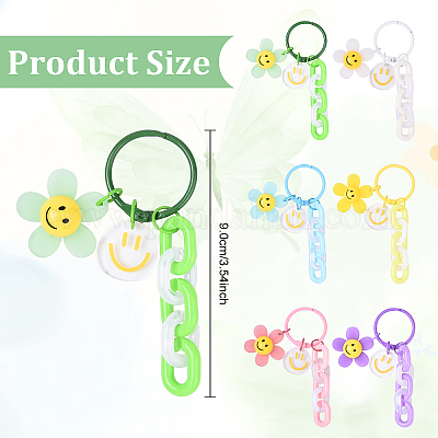 Акриловые подвесные украшения&nbsp;HJEW-YW00186-01-1