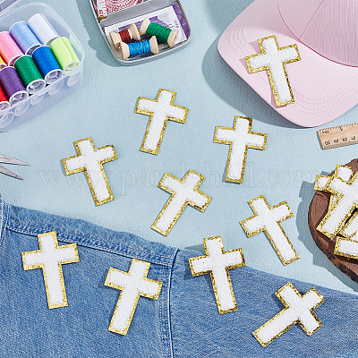 15 шт. нашивки на ткань с вышивкой на полотенце&nbsp;DIY-HY0003-24-1