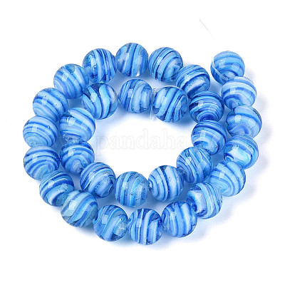 Бусы лэмпворк ручной работы&nbsp;LAMP-T023-30C-1