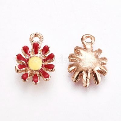 Подвески из эмали и сплава&nbsp;PALLOY-WH0052-04D-1