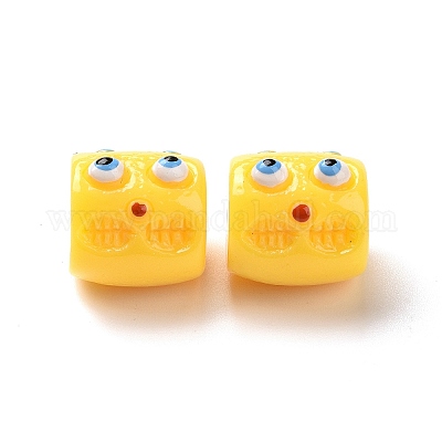 Хэллоуин непрозрачные бусины из смолы&nbsp;LS-RESI-E023-01E-1