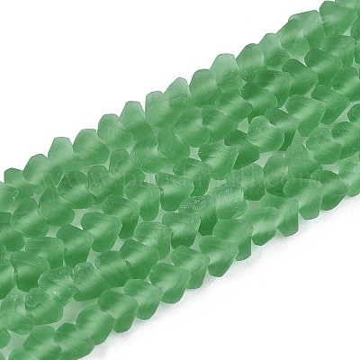 Матовые прозрачные стеклянные бусины&nbsp;LS-GLAA-N016-4mm-27-1