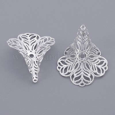 Латунные причудливые шапочки для бус&nbsp;LS-X-EC216-S-1