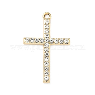 Подвески из сплава и страза&nbsp;ALRI-D303-20G-02-1