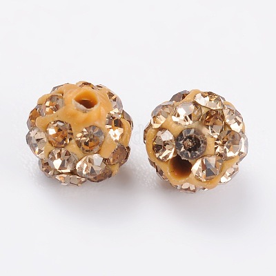 Бусины со стразами&nbsp;RB-A053-4mm-14-1