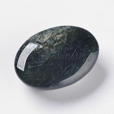 Природные моховой агат кабошонов&nbsp;X-G-F296-09-10x14mm-1