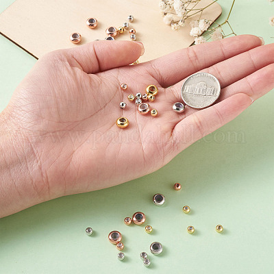 Латунные бусины&nbsp;KK-KS0001-15-1