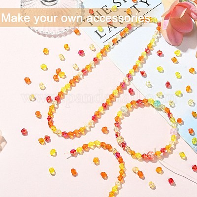 5 стиль прозрачных акриловых бусин&nbsp;TACR-YW0002-04B-1