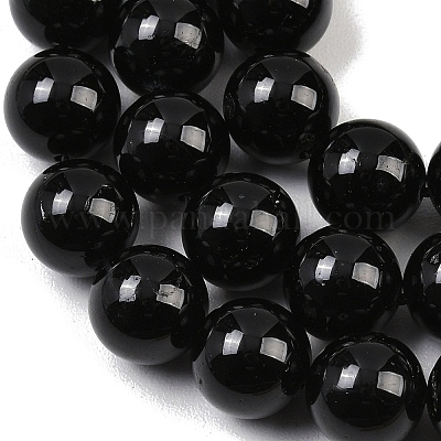 Натуральный турмалин шарик нити&nbsp;G-H1603-12mm-1