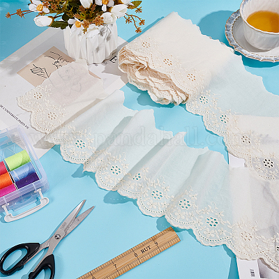 5 ярд хлопковой кружевной ленты&nbsp;OCOR-MA0001-10-1