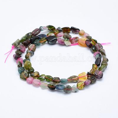 Натуральный турмалин бисер нитей G-K203-39B-1