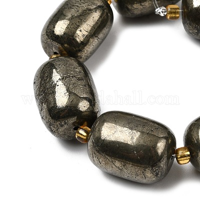 Природного пирита бисер нитей&nbsp;G-Z131-D01-01-1