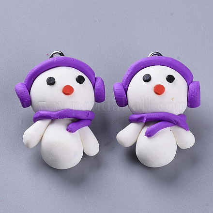 Полимерной глины ручной работы подвески CLAY-S093-31-1