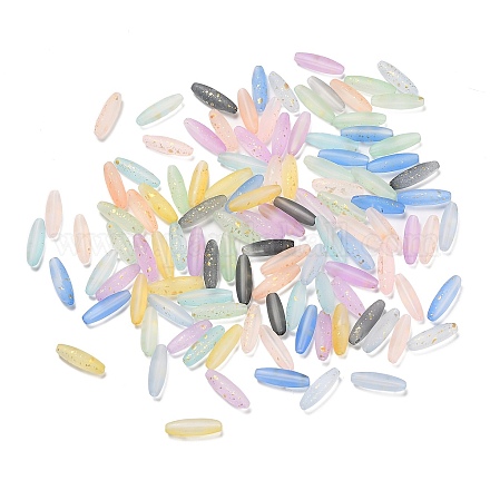 Матовые стеклянные бусины FGLA-L001-001A-1