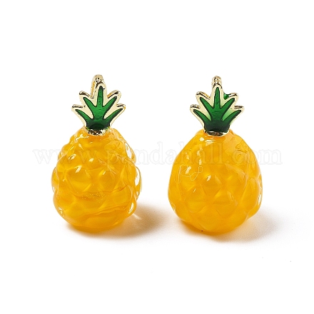 Подвески из латуни ручной работы в технике лэмпворк KK-D323-01A-01-1