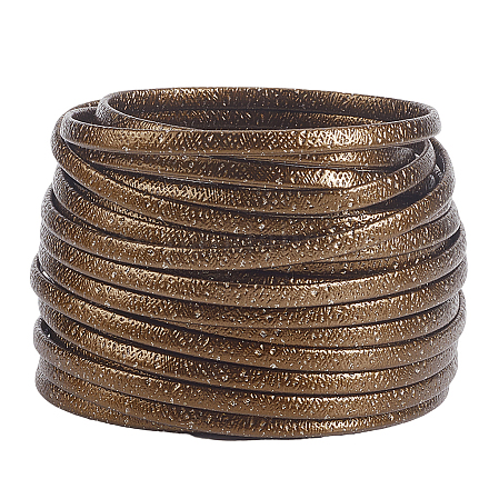 10м складной шнур из блестящей искусственной кожи&nbsp;OCOR-GF0004-11E-1