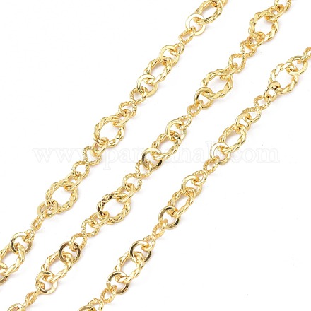 Латунная цепочка фигаро&nbsp;CHC-D028-11G-1