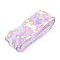 Japanese Kimono Style Floral Cotton Ribbon, Single Printed, for DIY Hair Bow, Headwear, Handmade Trim, Lilac, 1-1/2 inch(40mm), about 10yards/roll(9.14m/roll)