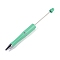 Beadable Pen, Plastic Ball-Point Pen, for DIY Personalized Pen with Jewelry Beads, Medium Spring Green, 145~148x11.4mm