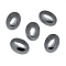 Non-magnetic Synthetic Hematite Cabochons, Oval, 25x18x6mm