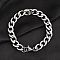 Non-Tarnish 304 Stainless Steel Curb Chain Bracelet for Men Women, Stainless Steel Color, 8-1/8 inch(20.6cm)