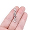 Alloy Connector Charms, Thorns, Antique Silver, 34x11mm