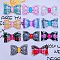 Transparent Resin Cabochons, Bowknot, Mixed Color, 18.5x30x4mm