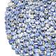 Натуральное синее пятно нитки из бисера яшмы&nbsp;G-C116-A73-02-3