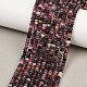 Нити из натуральных разноцветных турмалиновых бусин&nbsp;G-B175-A07-2x4mm-1