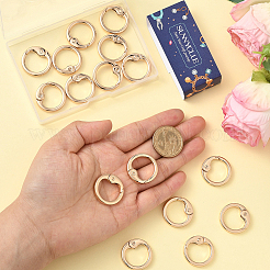 18 шт. Кольца пружинные затворные из сплава&nbsp;FIND-SC0016-59LG