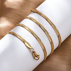 Цепочки-елочки из нержавеющей стали 304 с вакуумным покрытием PVD&nbsp;X-NJEW-F227-02G-04